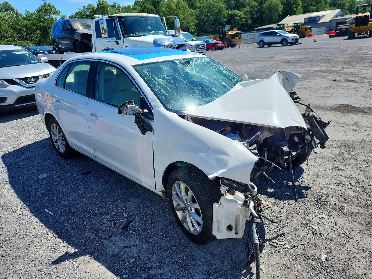 2010 Volkswagen Jetta Se White vin: 3VWRZ7AJ0AM033654