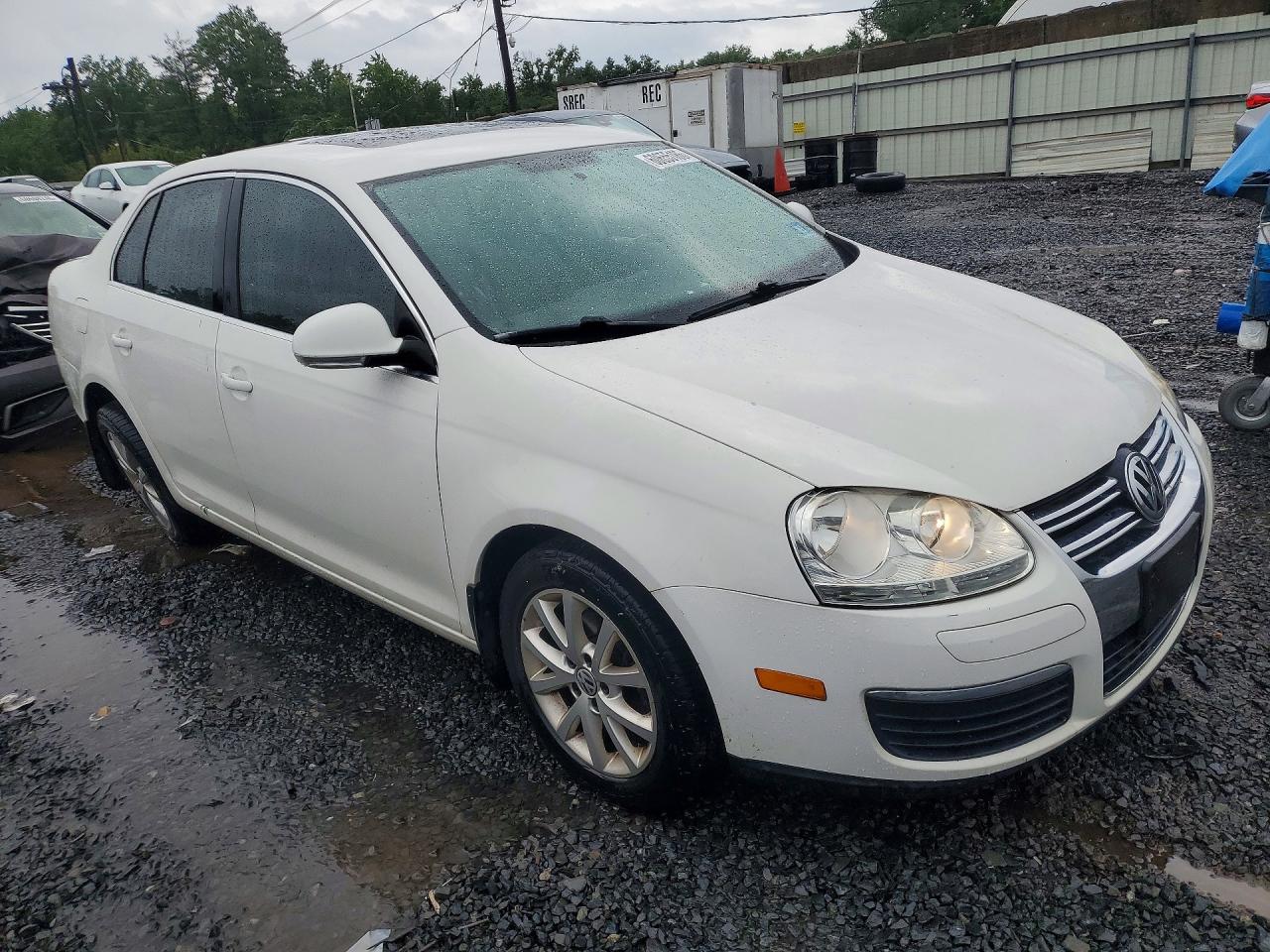 2010 Volkswagen Jetta Se White vin: 3VWRZ7AJ0AM061051
