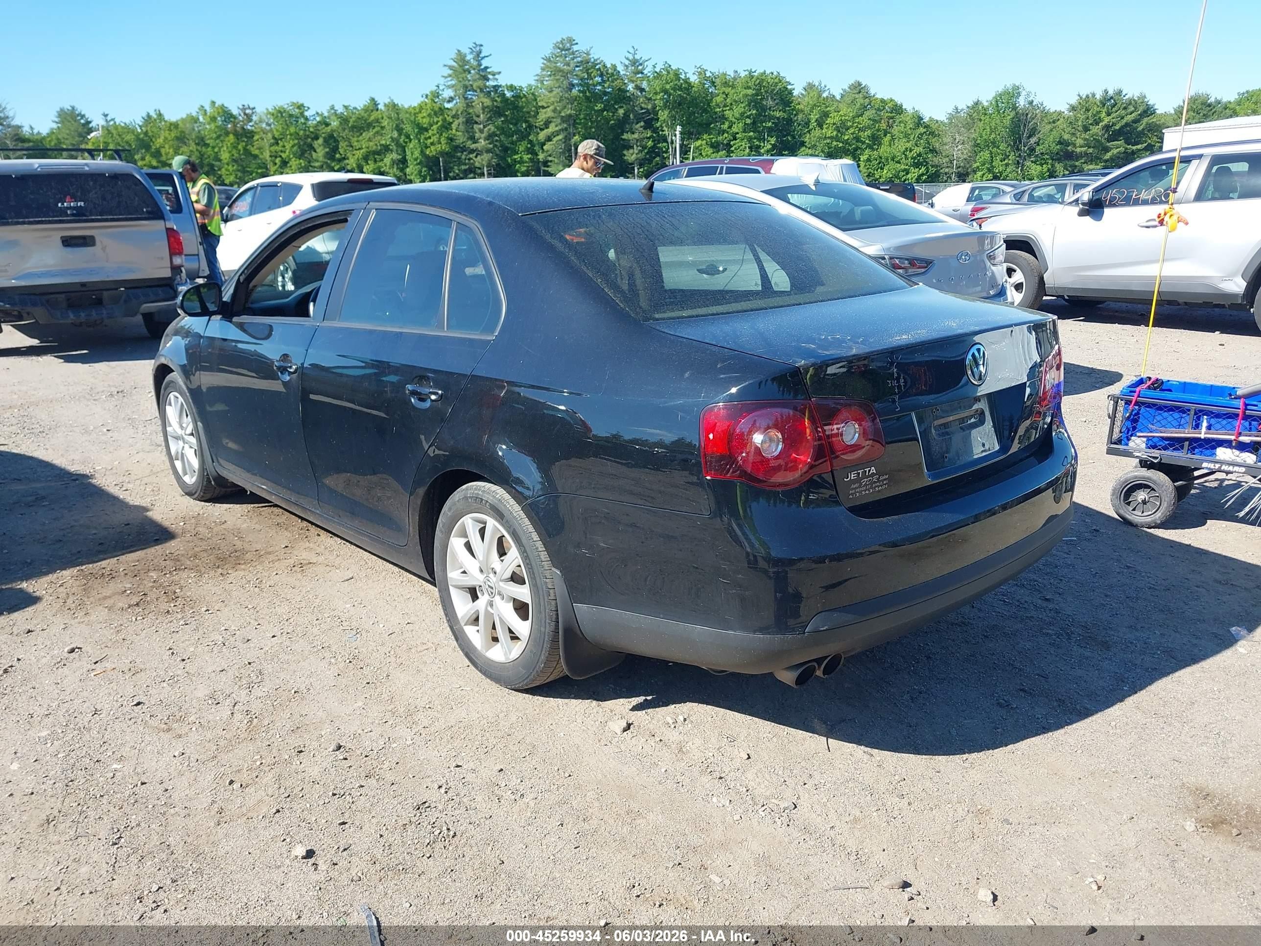 2010 Volkswagen Jetta Limited Edition Black vin: 3VWRZ7AJ0AM105355