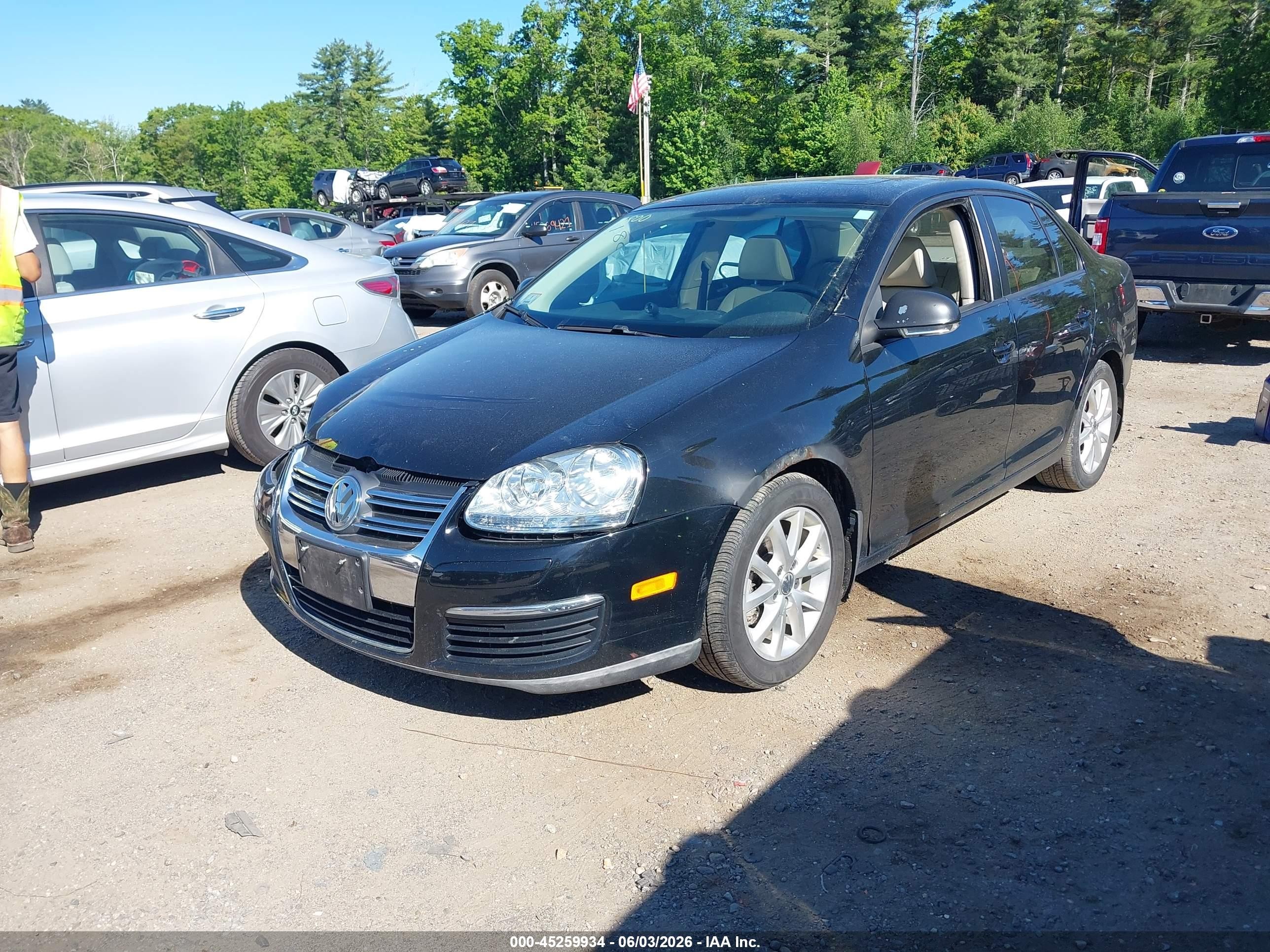 2010 Volkswagen Jetta Limited Edition Black vin: 3VWRZ7AJ0AM105355