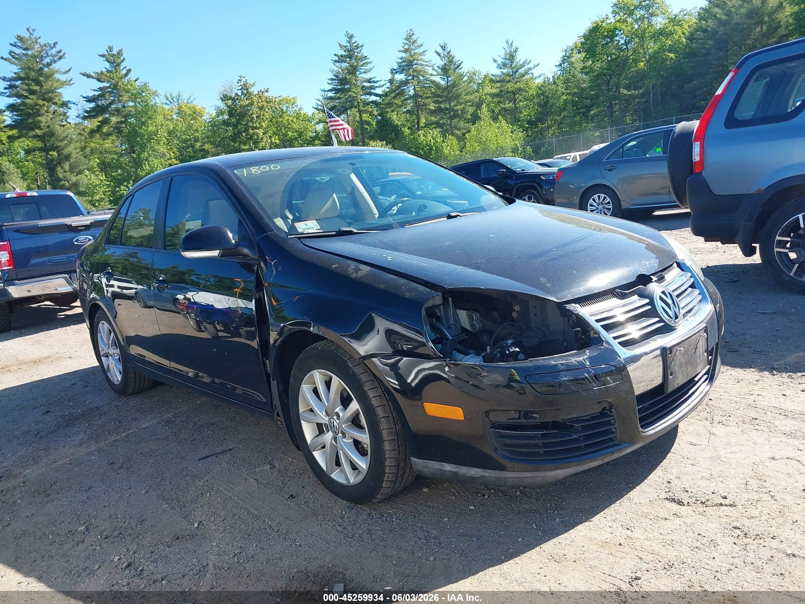 2010 Volkswagen Jetta Limited Edition Black vin: 3VWRZ7AJ0AM105355