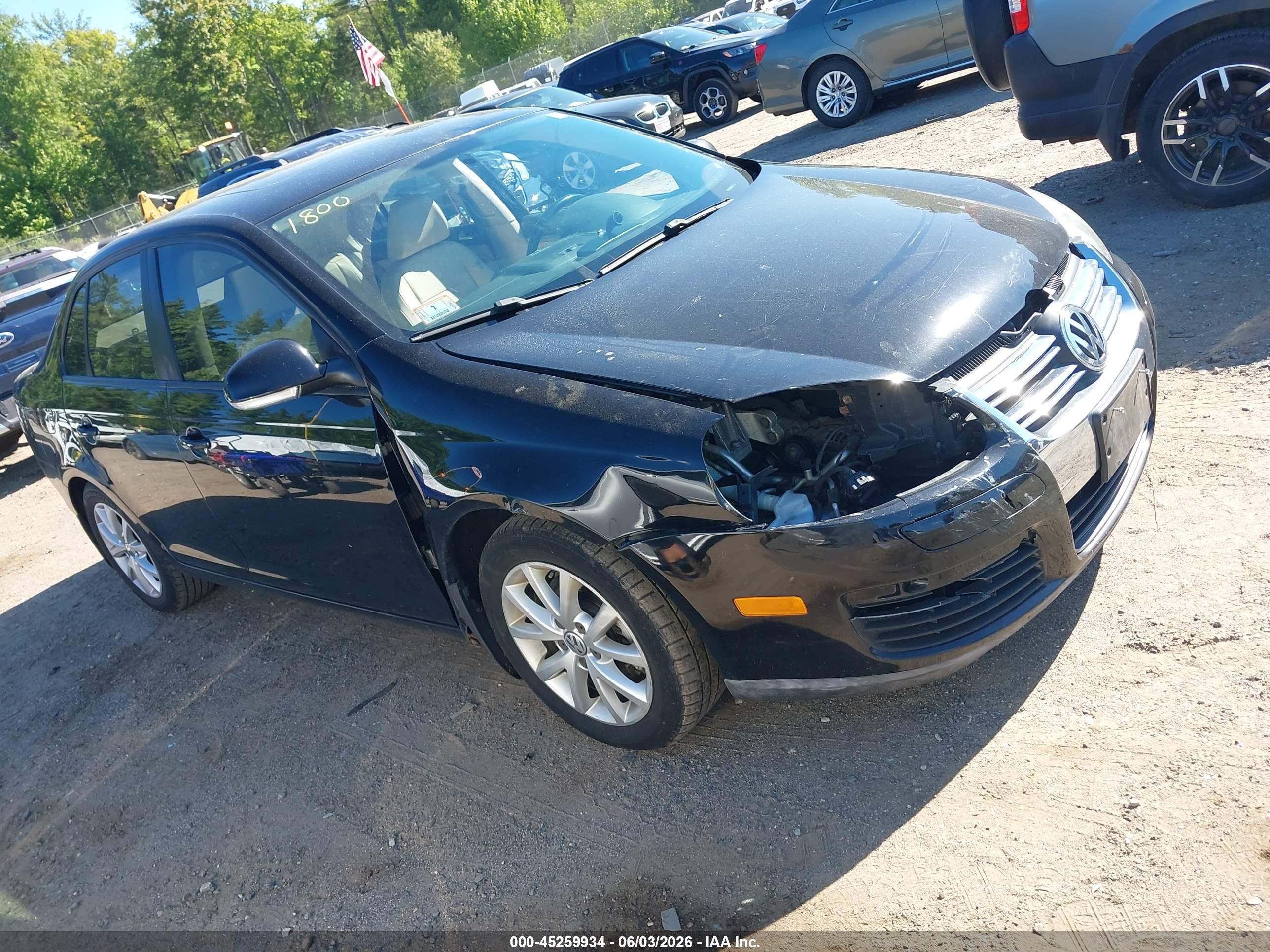 2010 Volkswagen Jetta Limited Edition Black vin: 3VWRZ7AJ0AM105355