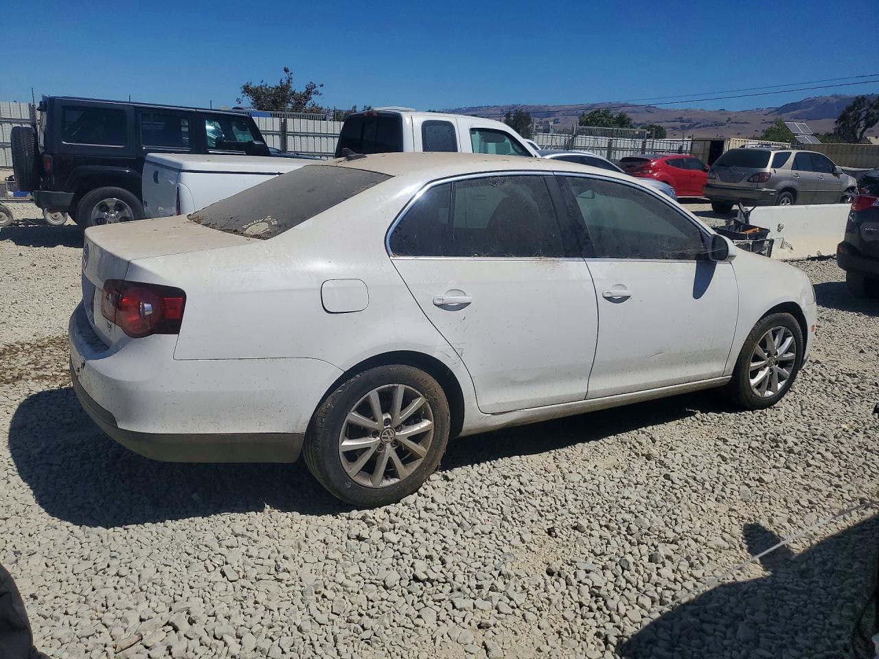 2010 Volkswagen Jetta Se White vin: 3VWRZ7AJ1AM067750