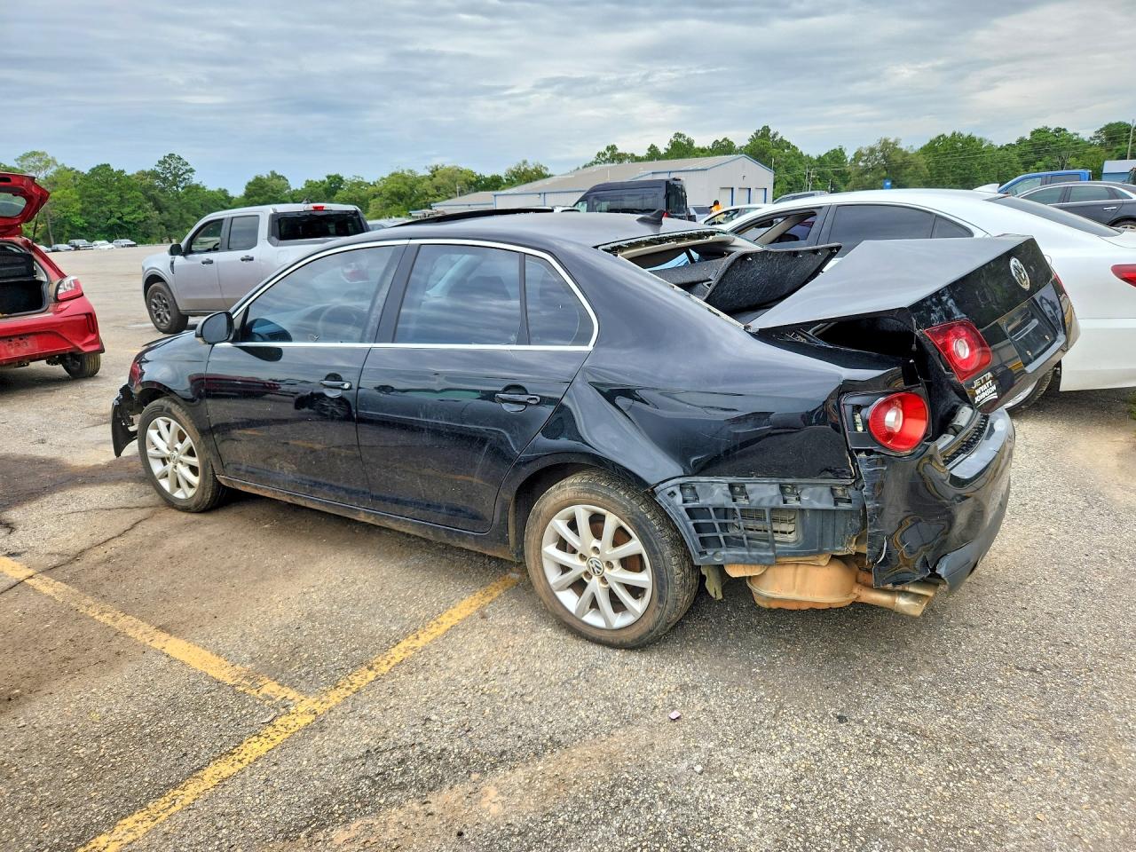 2010 Volkswagen Jetta Se Black vin: 3VWRZ7AJ1AM071829