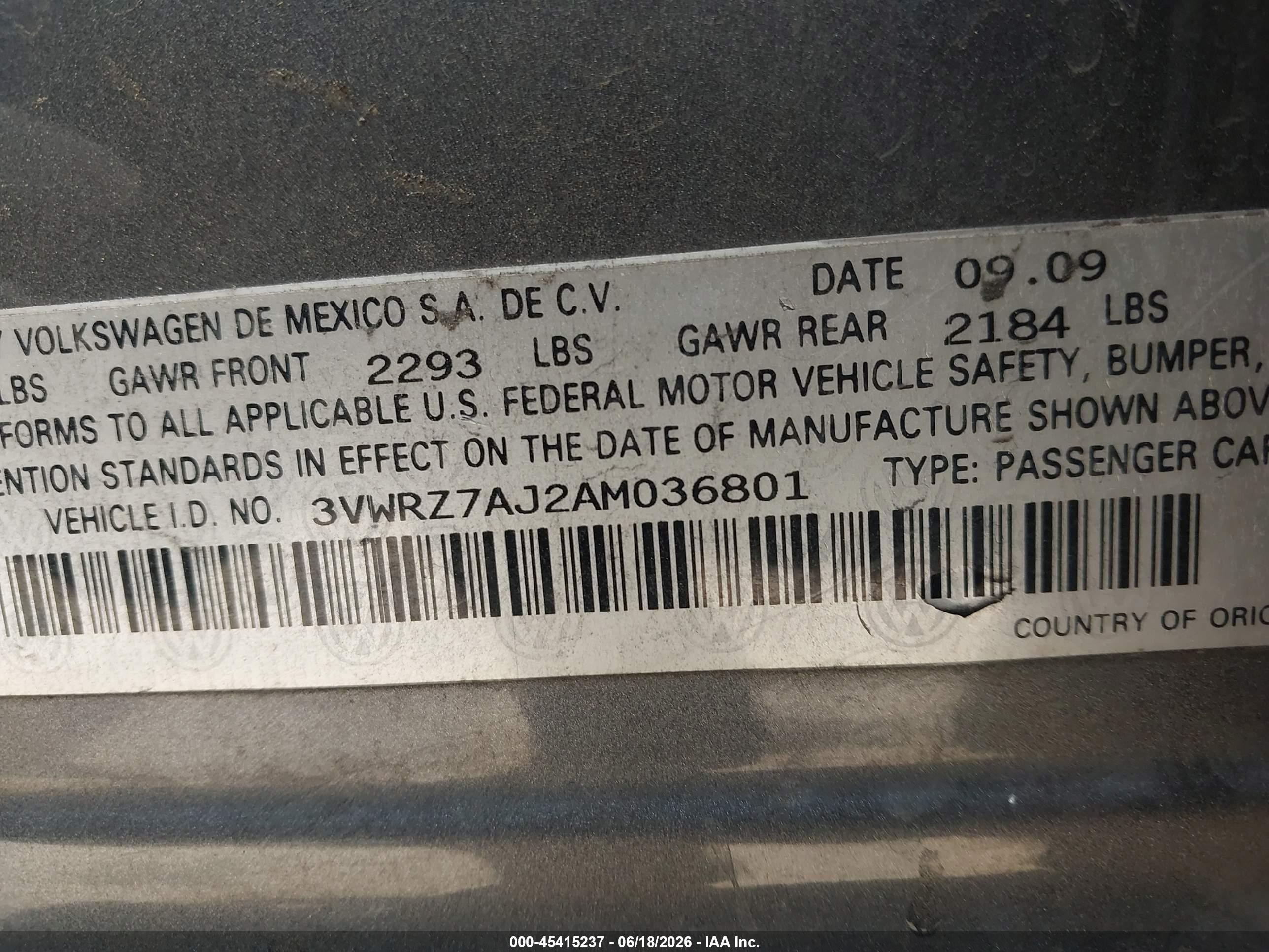 2010 Volkswagen Jetta Se Gray vin: 3VWRZ7AJ2AM036801