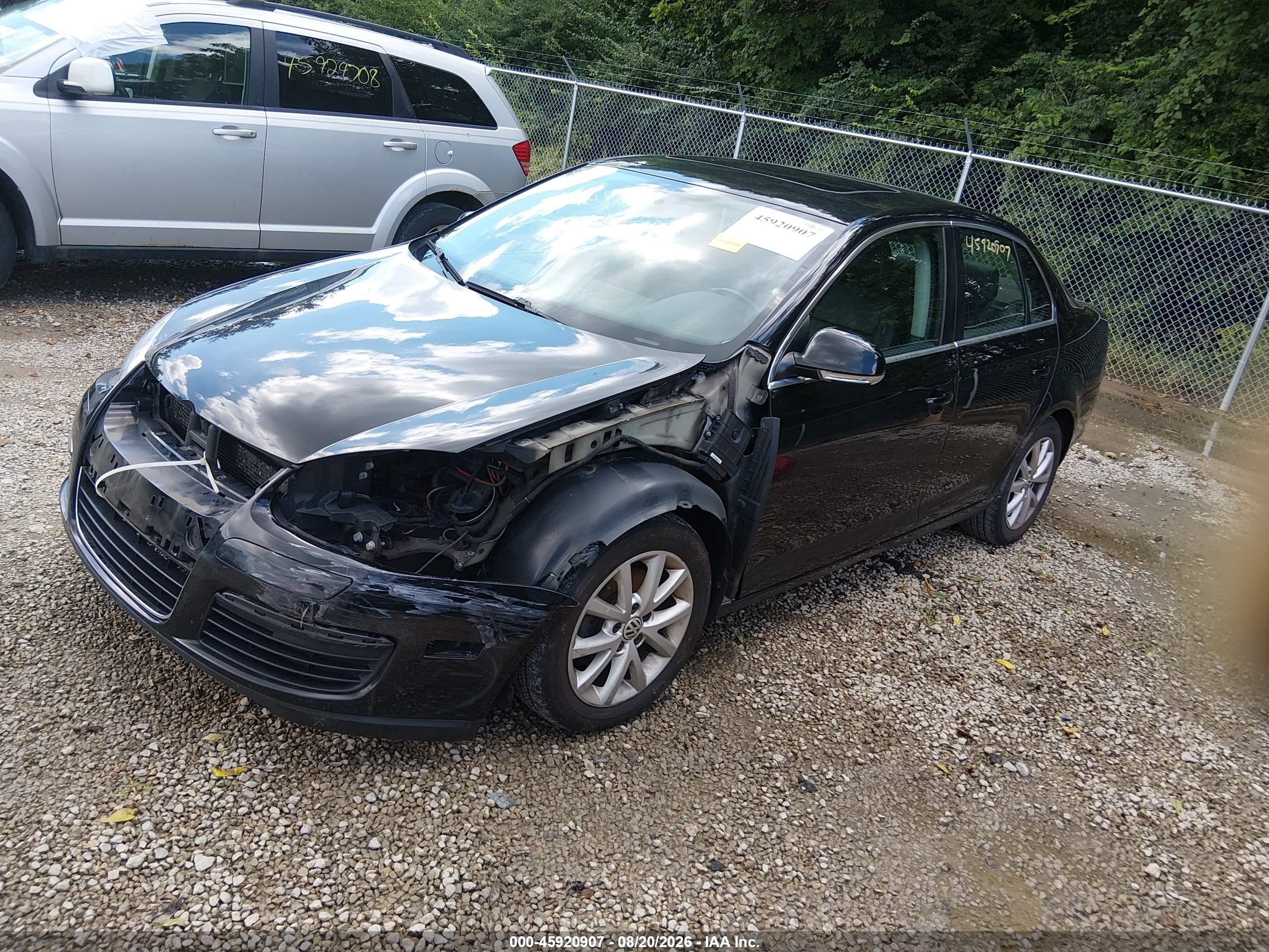2010 Volkswagen Jetta Se Black vin: 3VWRZ7AJ2AM054330
