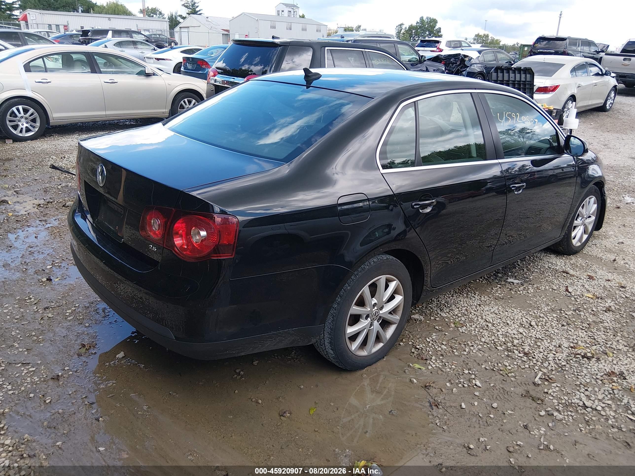 2010 Volkswagen Jetta Se Black vin: 3VWRZ7AJ2AM054330