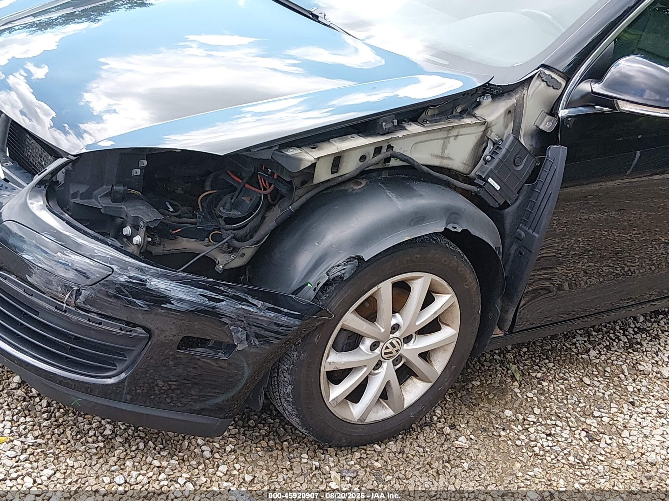 2010 Volkswagen Jetta Se Black vin: 3VWRZ7AJ2AM054330