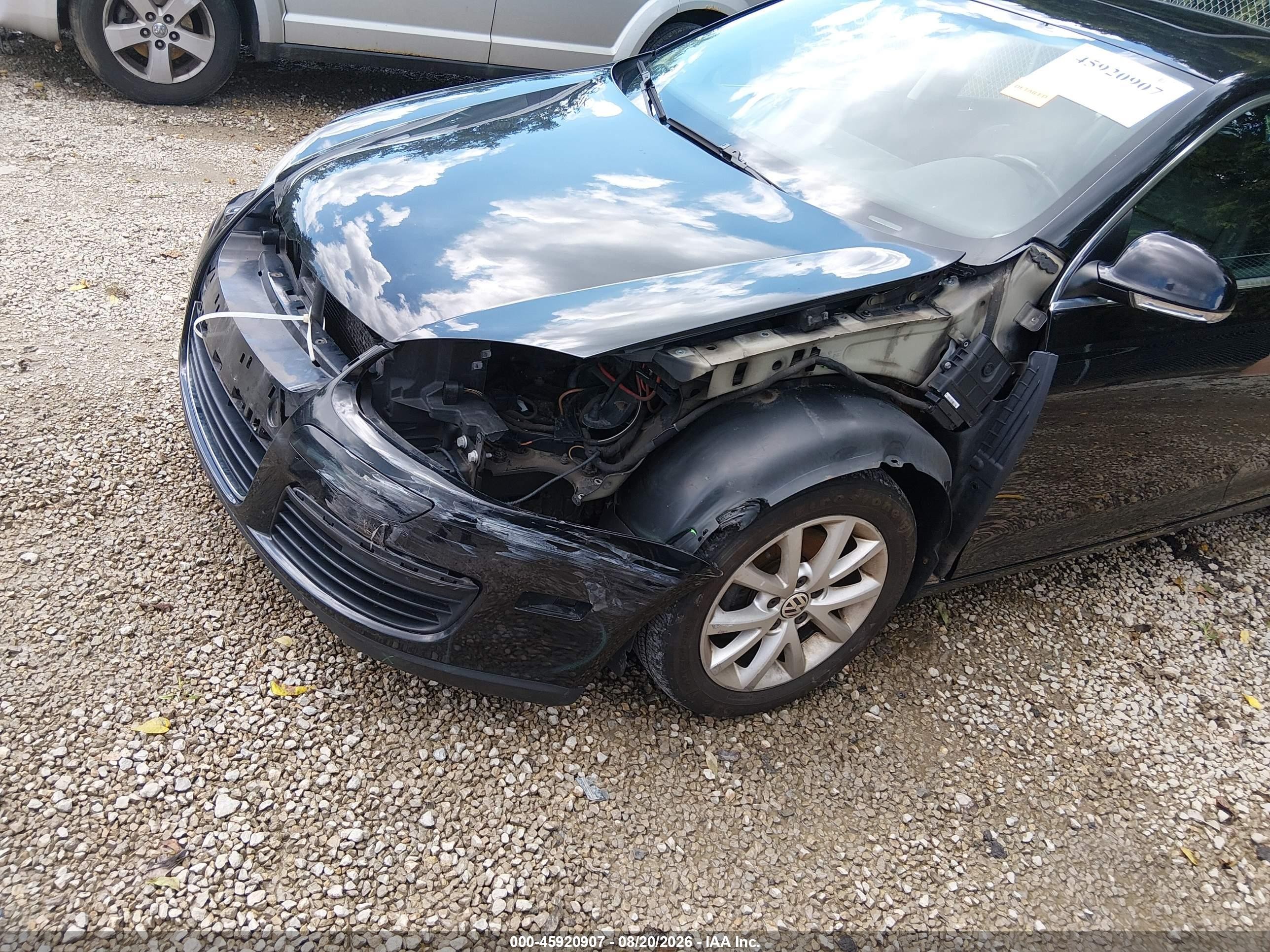 2010 Volkswagen Jetta Se Black vin: 3VWRZ7AJ2AM054330