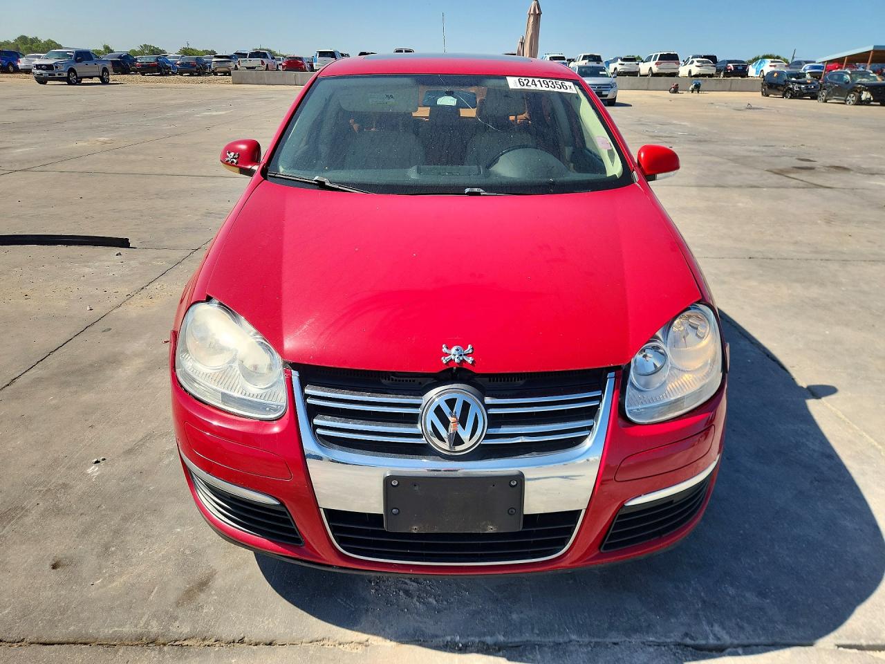 2010 Volkswagen Jetta Se Red vin: 3VWRZ7AJ2AM095105