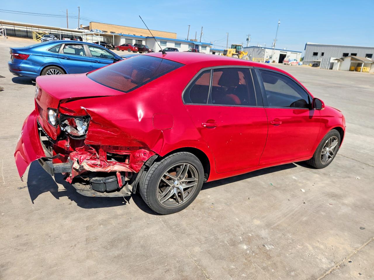 2010 Volkswagen Jetta Se Red vin: 3VWRZ7AJ2AM095105