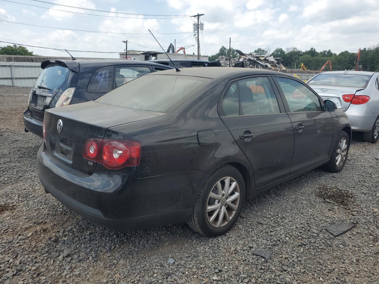 2010 Volkswagen Jetta Se Black vin: 3VWRZ7AJ2AM115983