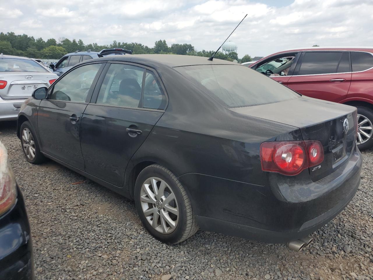 2010 Volkswagen Jetta Se Black vin: 3VWRZ7AJ2AM115983