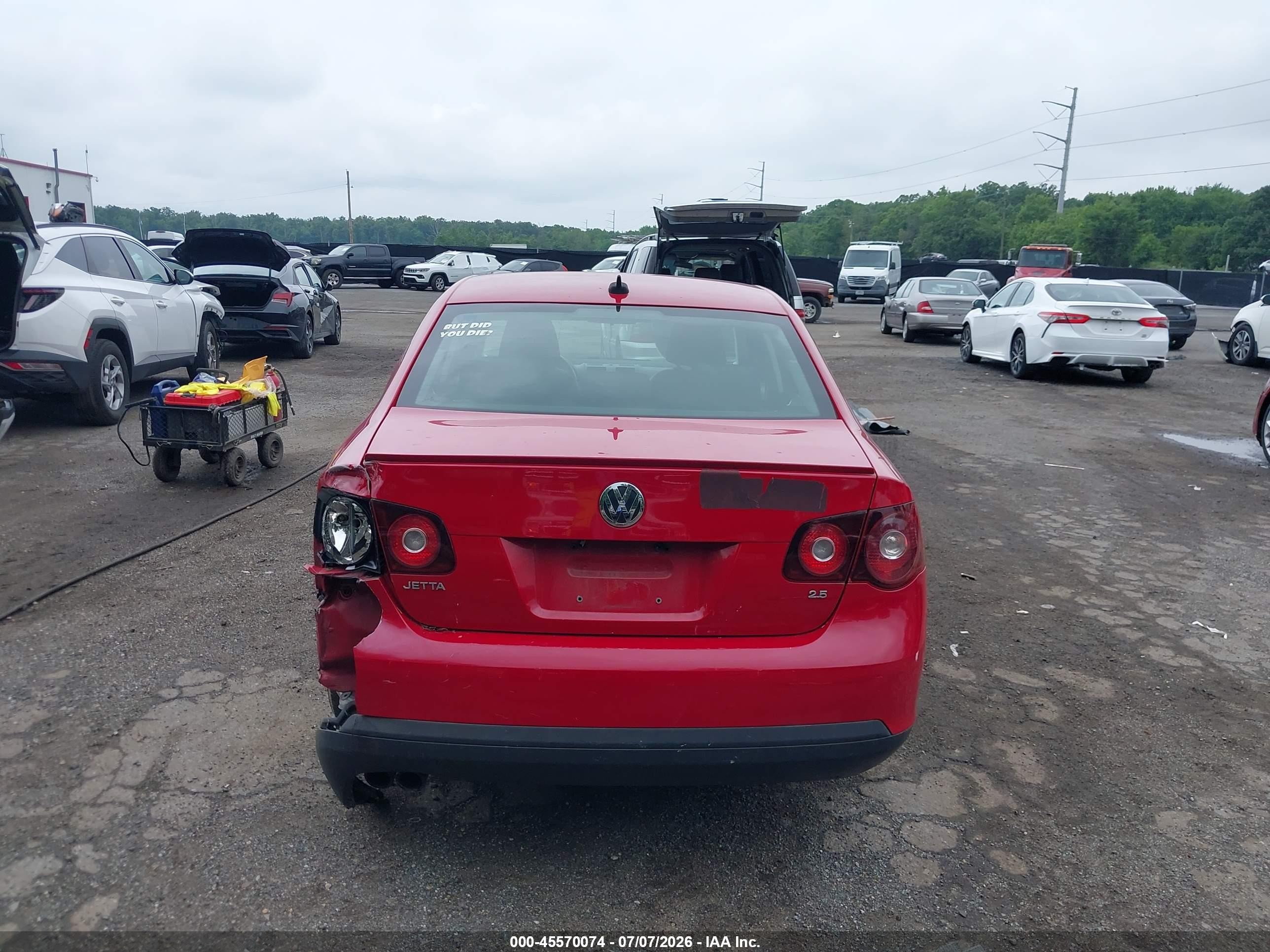 2010 Volkswagen Jetta Se Red vin: 3VWRZ7AJ3AM054322