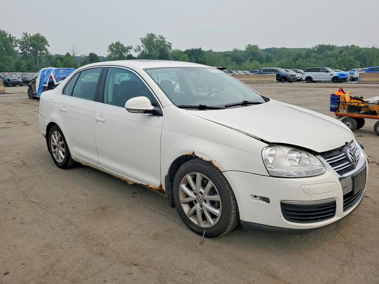 2010 Volkswagen Jetta Se White vin: 3VWRZ7AJ3AM055275