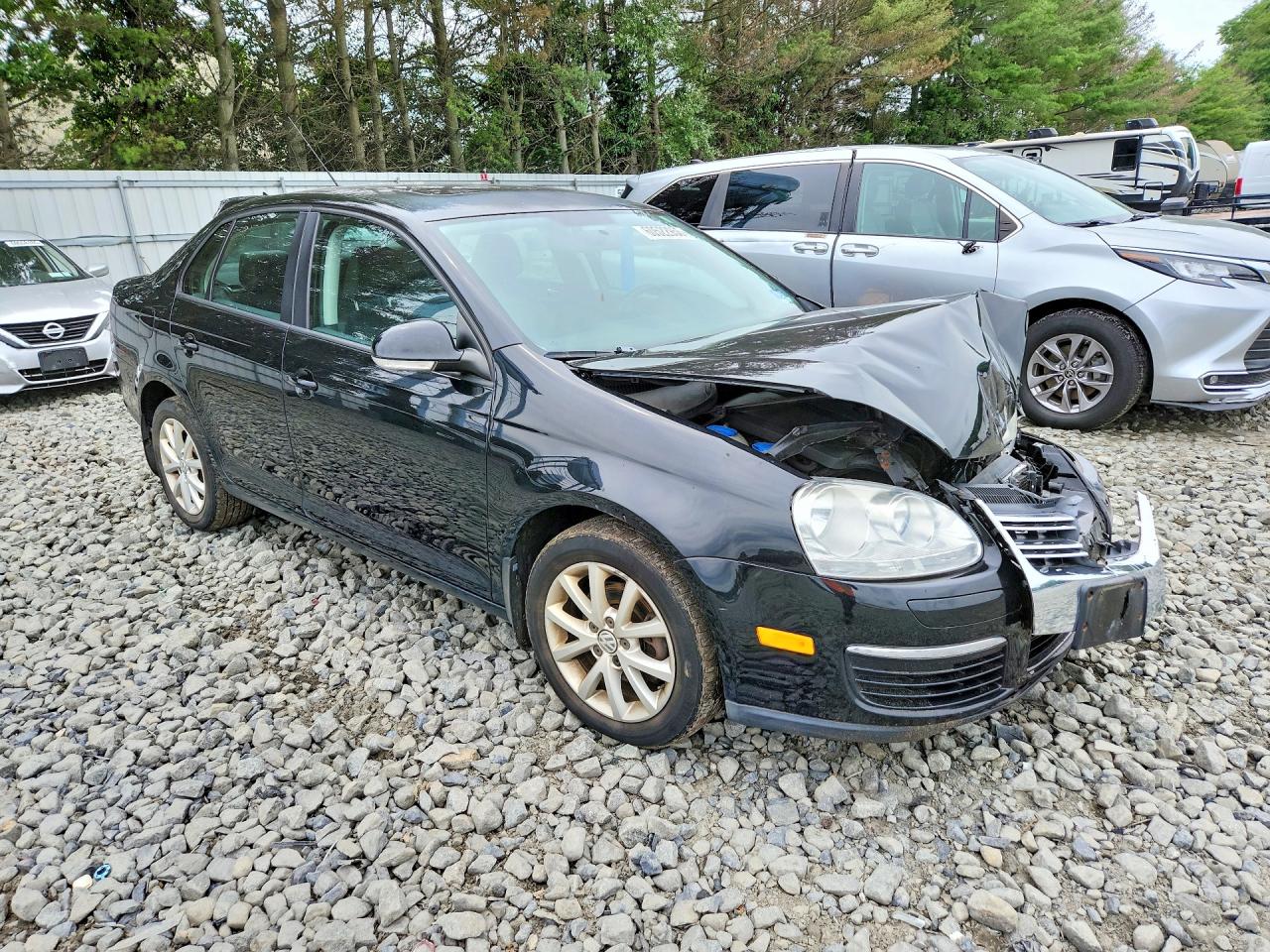 2010 Volkswagen Jetta Se Black vin: 3VWRZ7AJ3AM106368