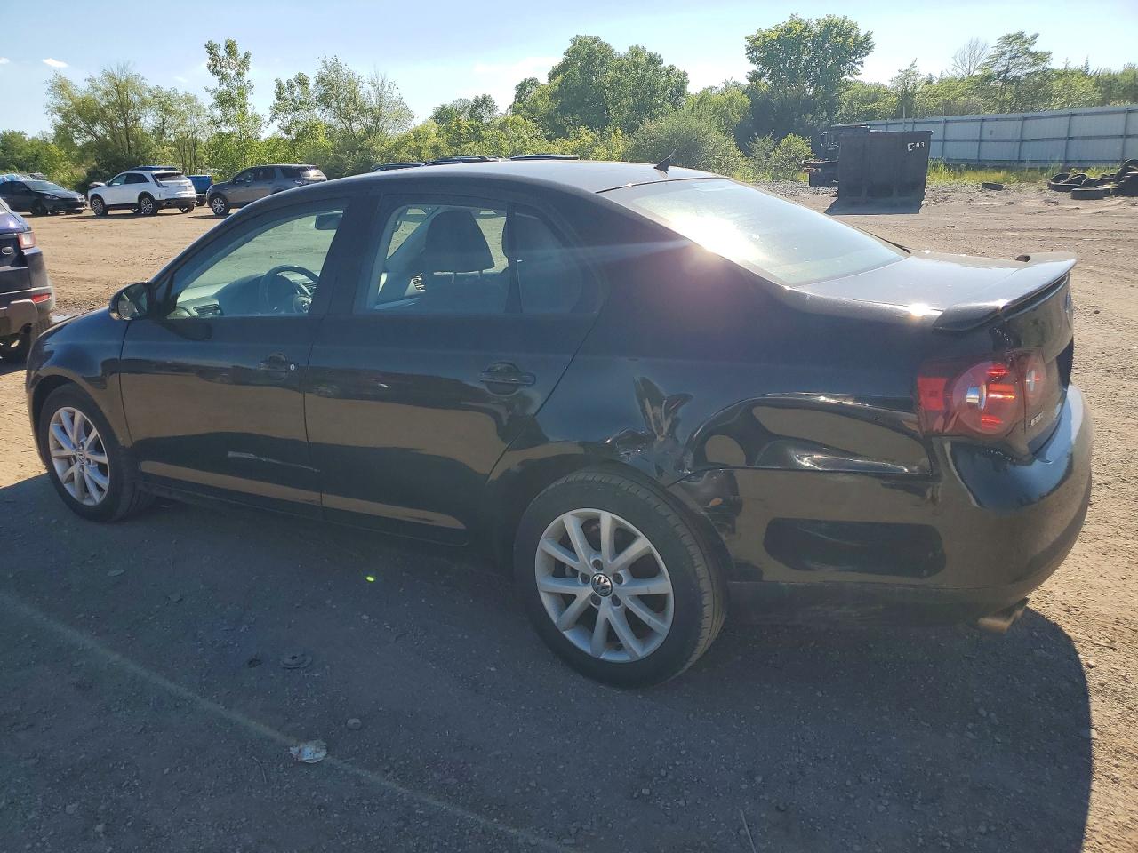 2010 Volkswagen Jetta Se Black vin: 3VWRZ7AJ3AM120206
