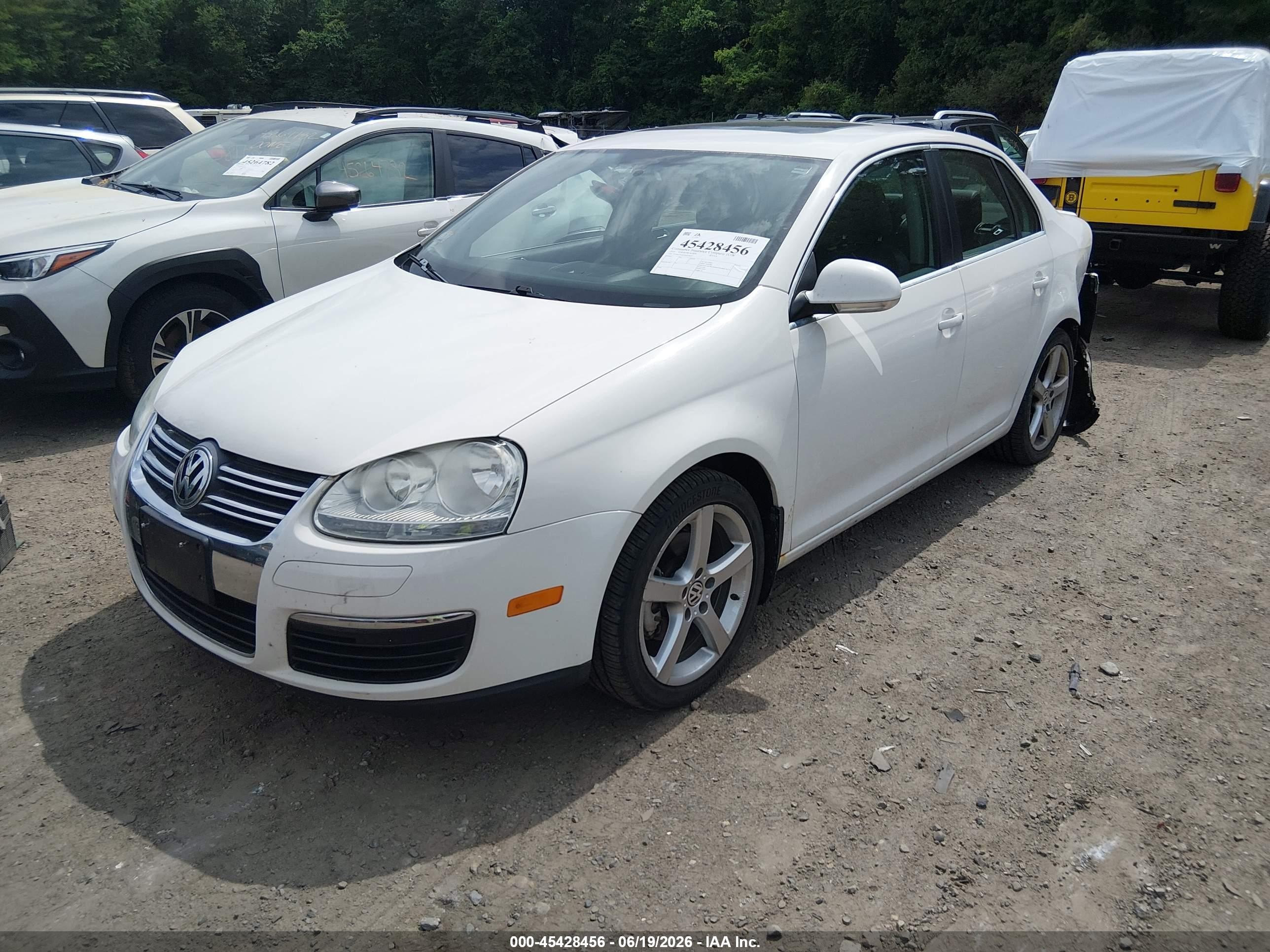2010 Volkswagen Jetta Se White vin: 3VWRZ7AJ4AM059657