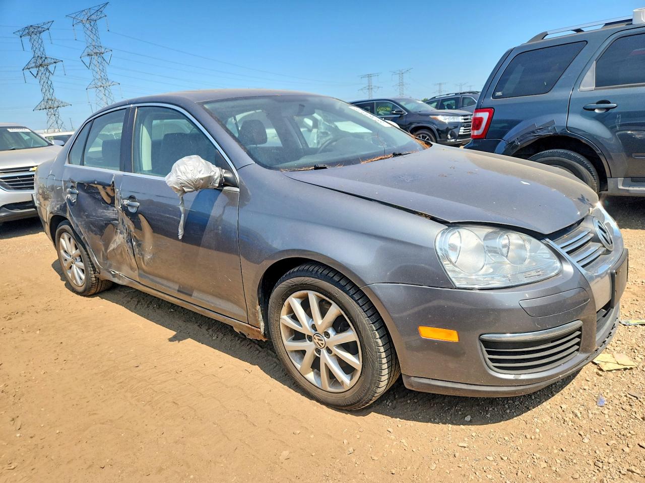 2010 Volkswagen Jetta Se Gray vin: 3VWRZ7AJ4AM103138