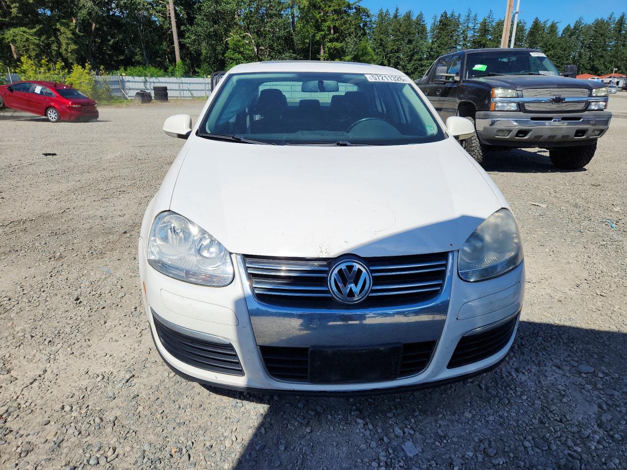 2010 Volkswagen Jetta Se White vin: 3VWRZ7AJ4AM111191