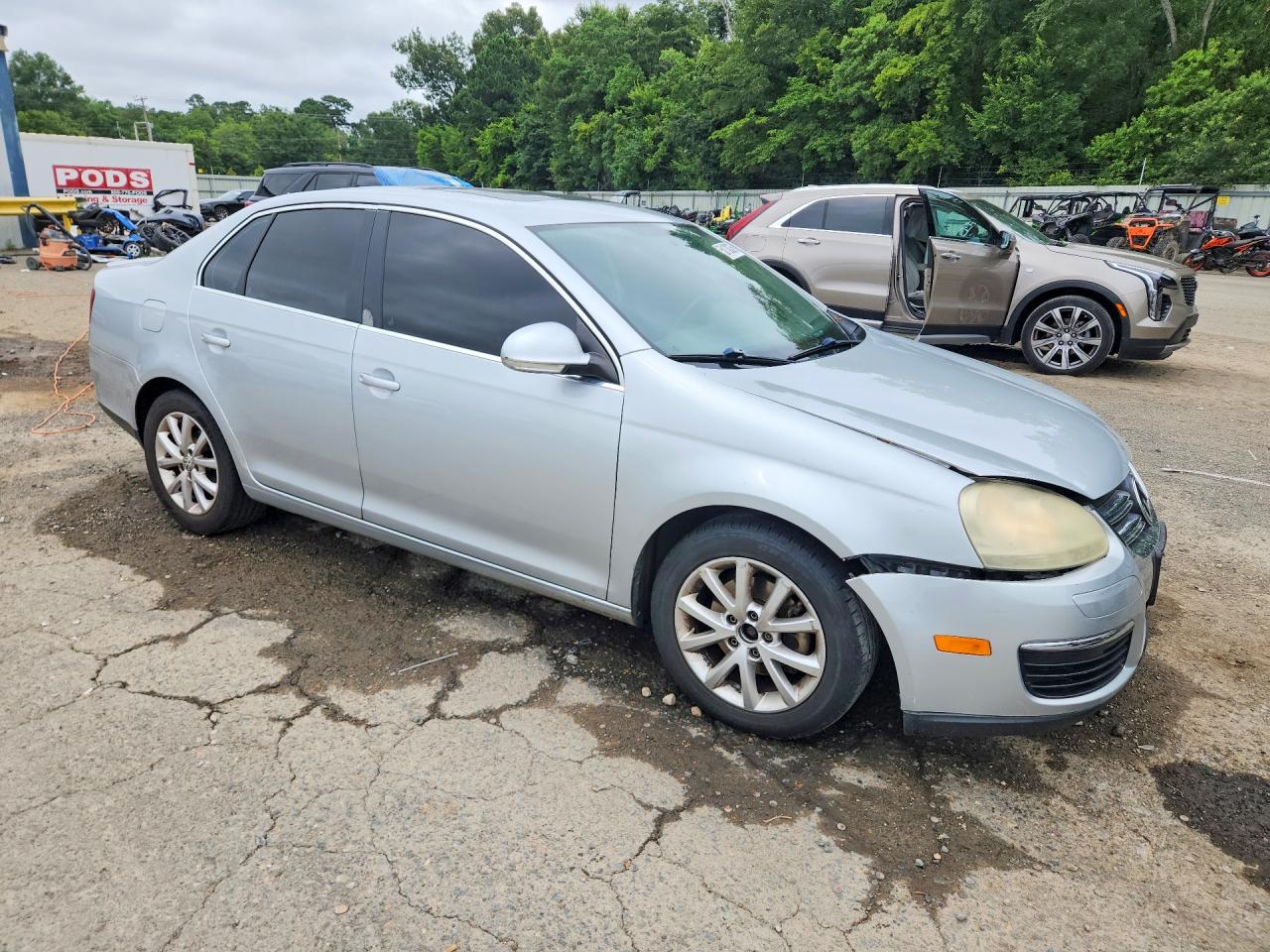 2010 Volkswagen Jetta Se Silver vin: 3VWRZ7AJ5AM016669