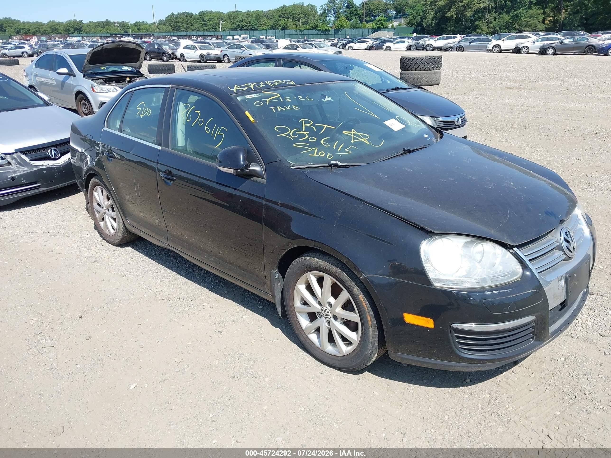 2010 Volkswagen Jetta Limited Edition Black vin: 3VWRZ7AJ5AM156804