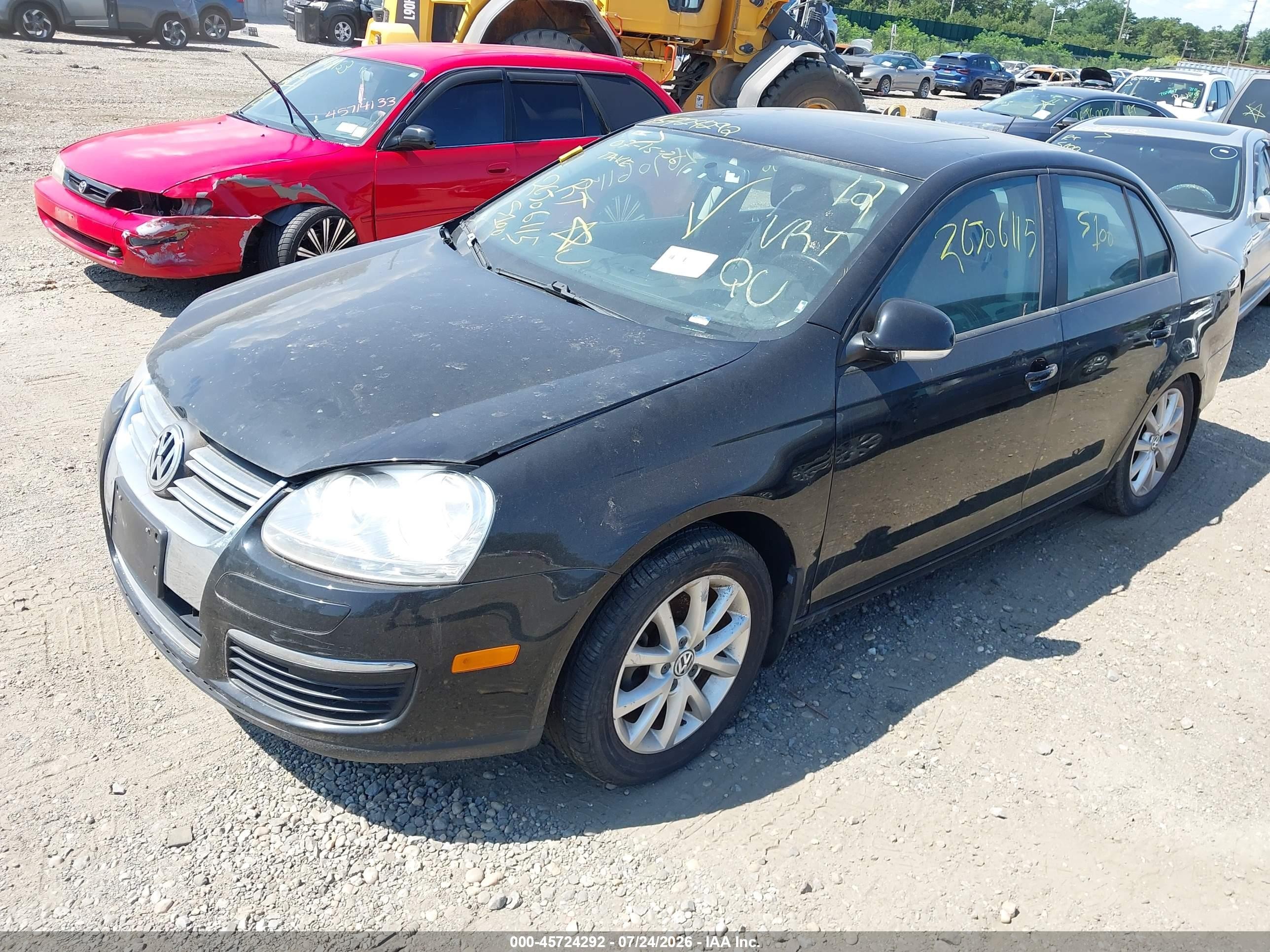 2010 Volkswagen Jetta Limited Edition Black vin: 3VWRZ7AJ5AM156804