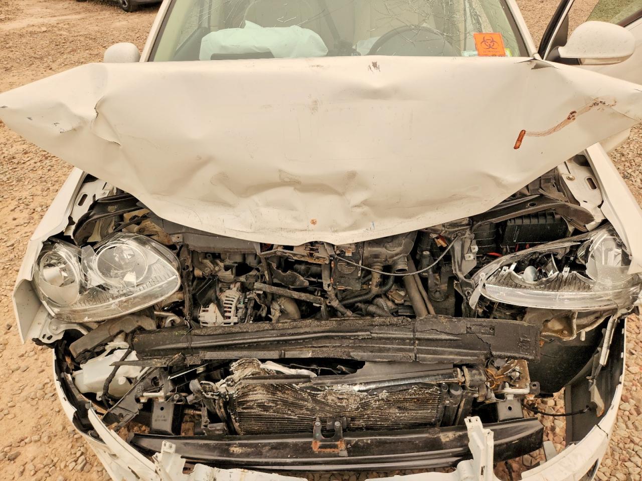 2010 Volkswagen Jetta Se White vin: 3VWRZ7AJ6AM059448