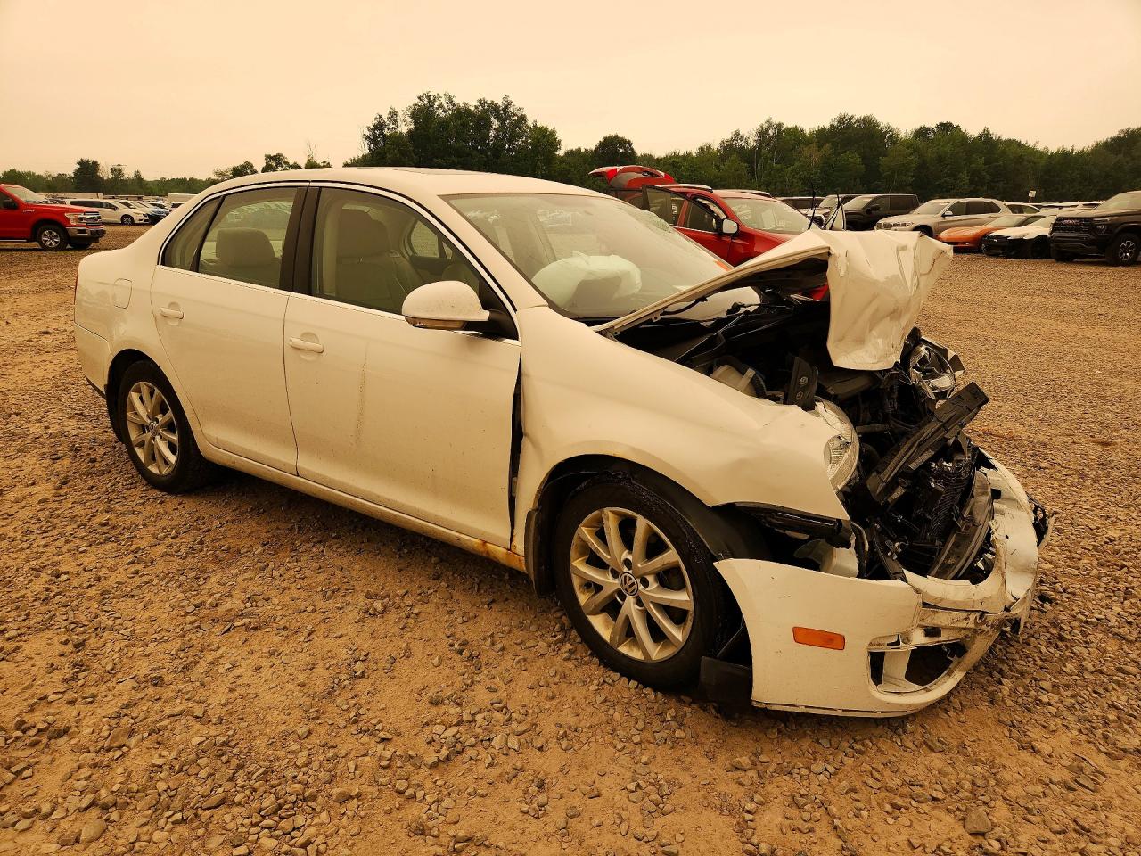 2010 Volkswagen Jetta Se White vin: 3VWRZ7AJ6AM059448