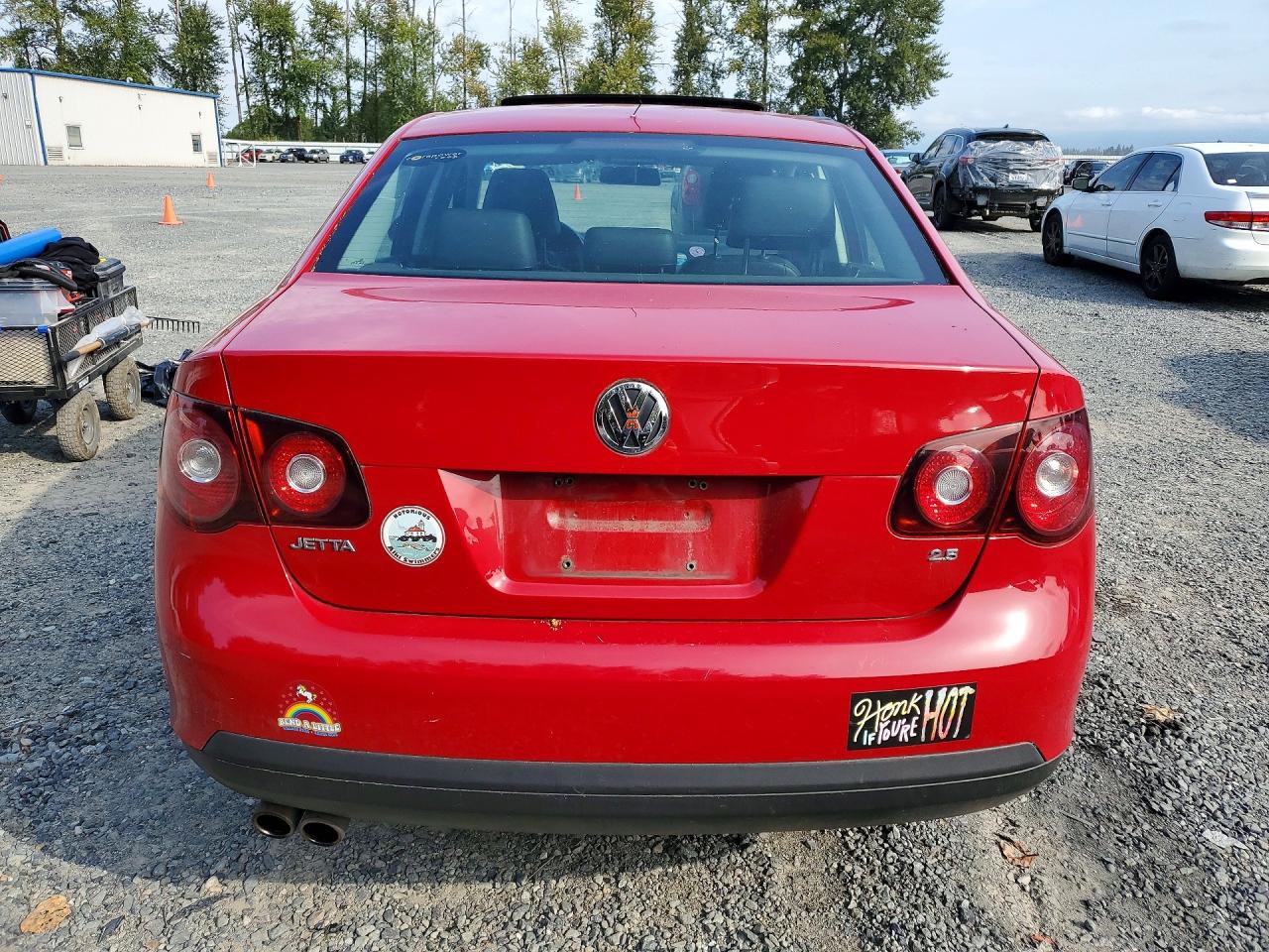 2010 Volkswagen Jetta Se Red vin: 3VWRZ7AJ6AM069185