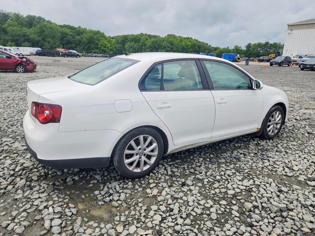 2010 Volkswagen Jetta Se Белый vin: 3VWRZ7AJ7AM144928