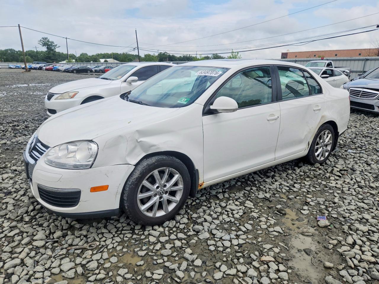 2010 Volkswagen Jetta Se Белый vin: 3VWRZ7AJ7AM144928