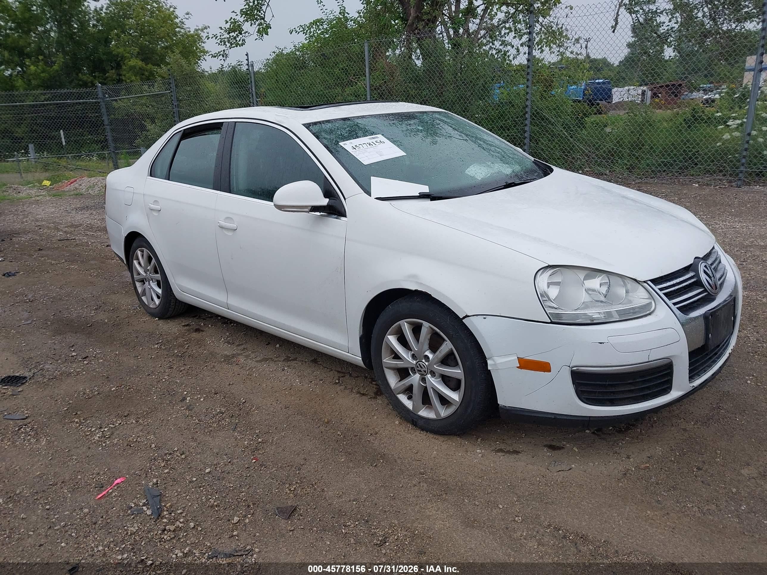 2010 Volkswagen Jetta Se Белый vin: 3VWRZ7AJ8AM049908