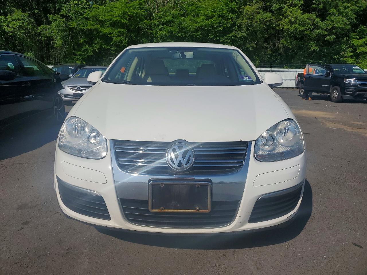 2010 Volkswagen Jetta Se White vin: 3VWRZ7AJ9AM119304