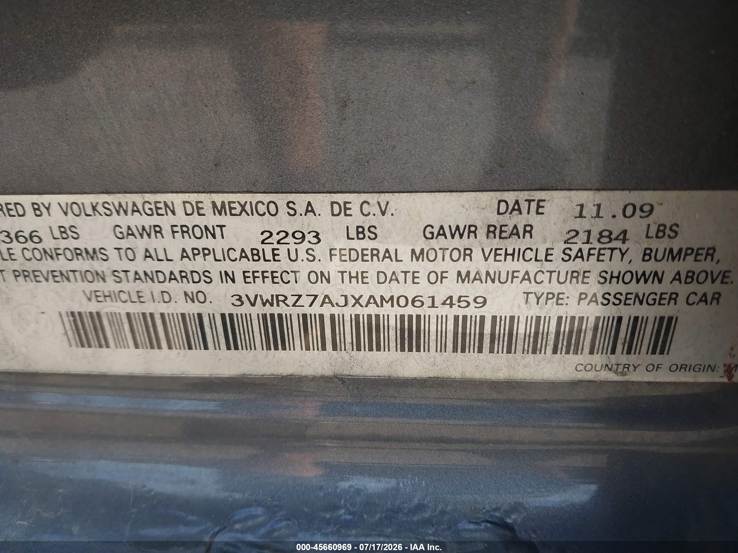 2010 Volkswagen Jetta Se Серый vin: 3VWRZ7AJXAM061459