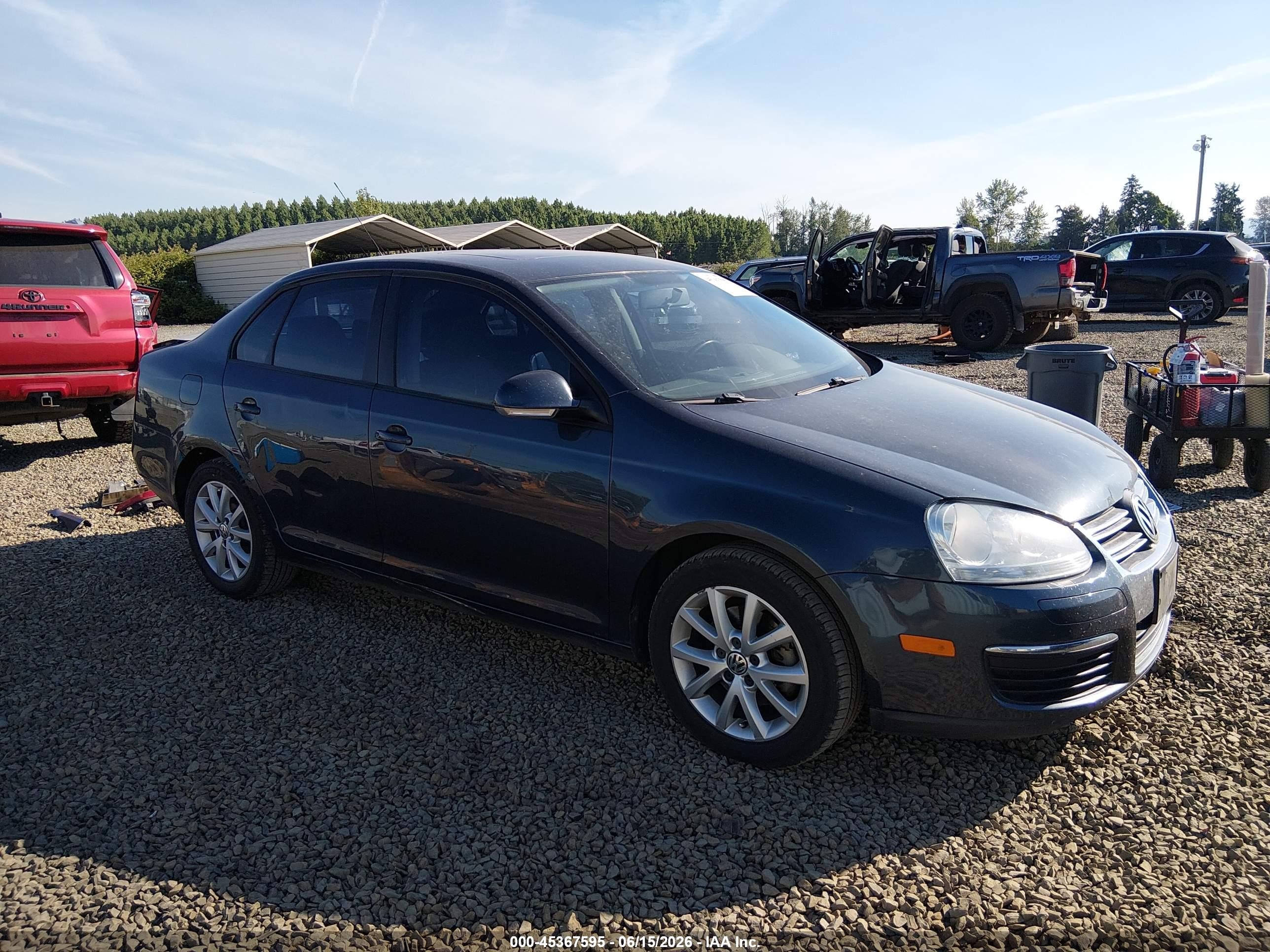 2010 Volkswagen Jetta Limited Edition Dark Blue vin: 3VWRZ7AJXAM139027
