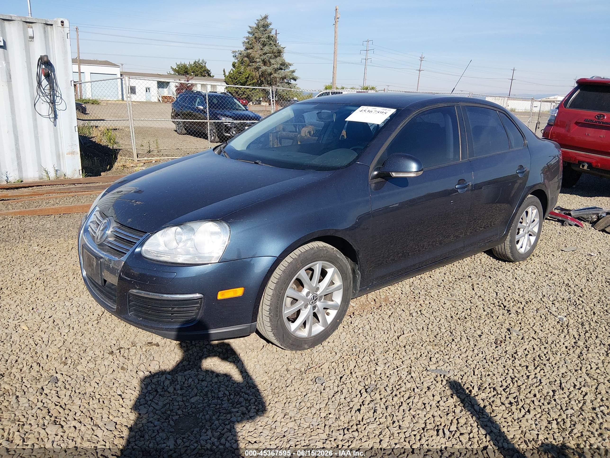2010 Volkswagen Jetta Limited Edition Dark Blue vin: 3VWRZ7AJXAM139027