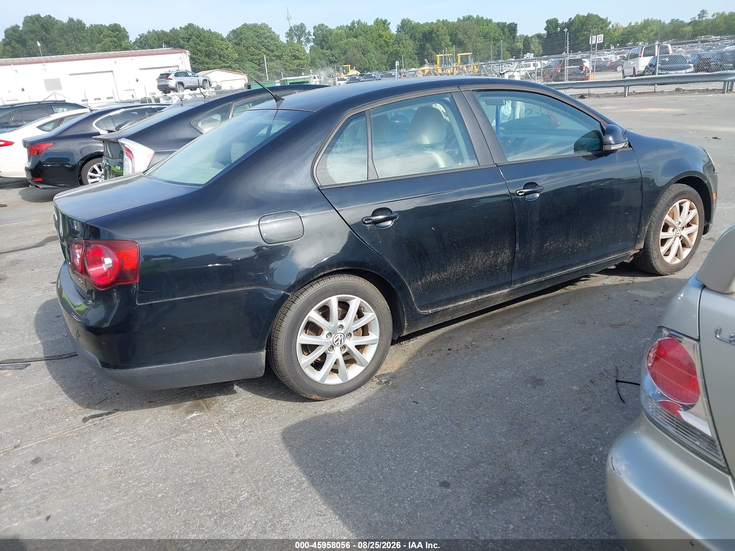 2010 Volkswagen Jetta Limited Edition Black vin: 3VWRZ7AJXAM160136