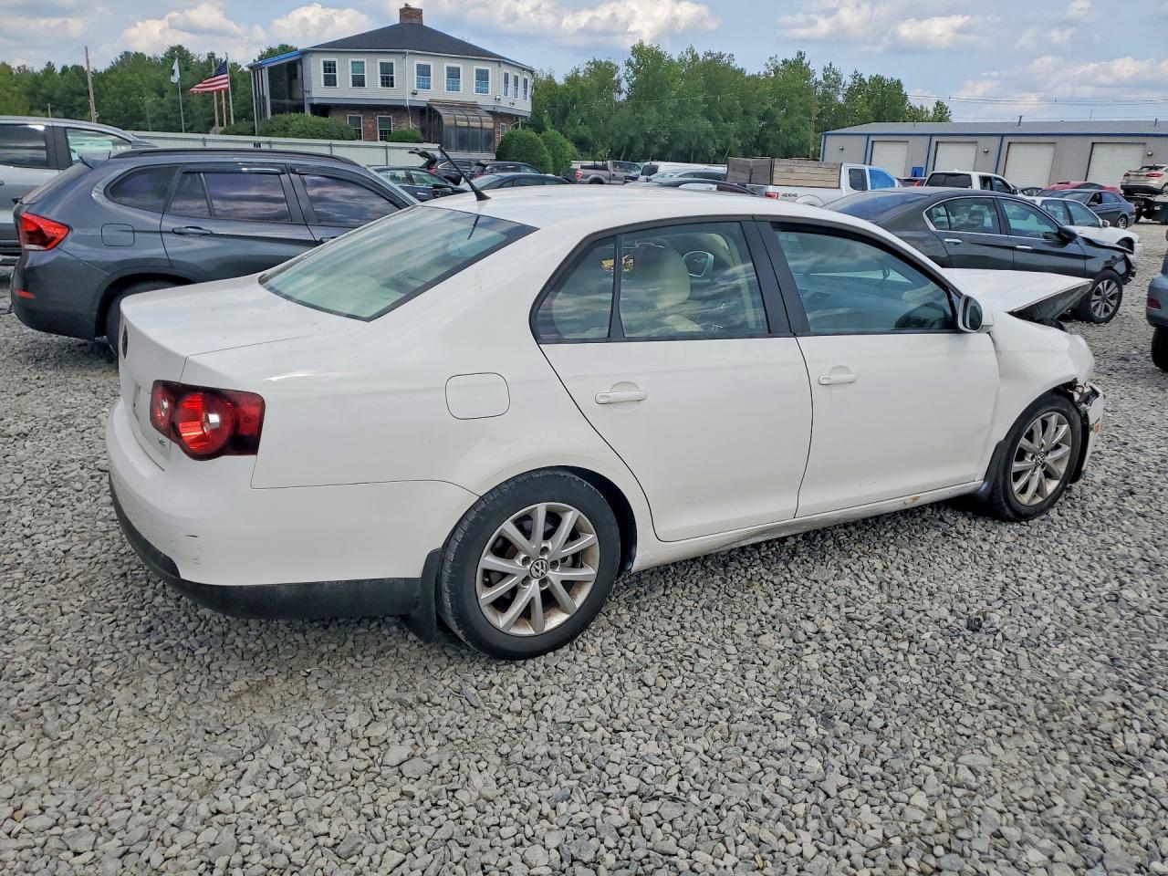 2010 Volkswagen Jetta Se White vin: 3VWRZ7AJXAM164753