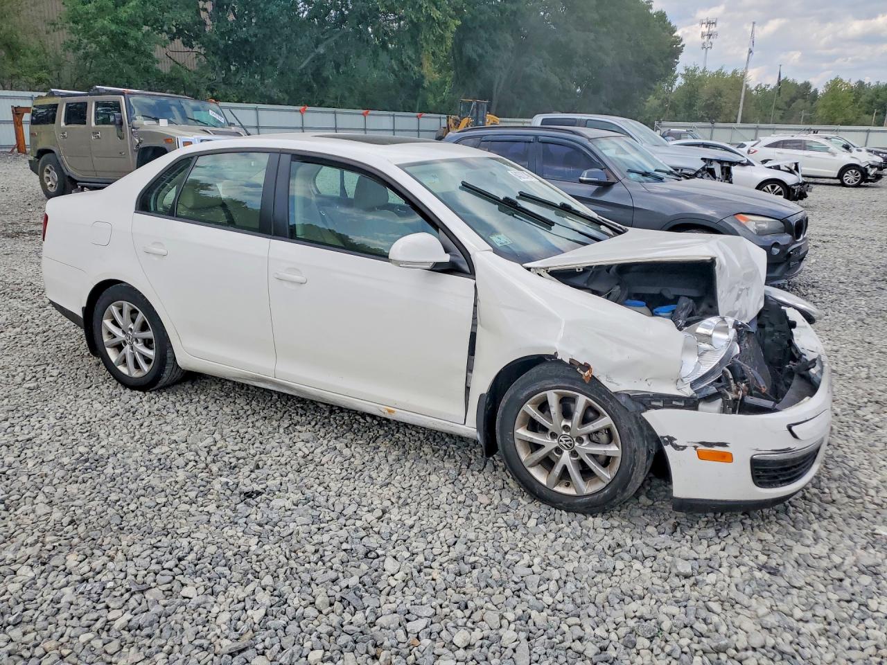 2010 Volkswagen Jetta Se White vin: 3VWRZ7AJXAM164753
