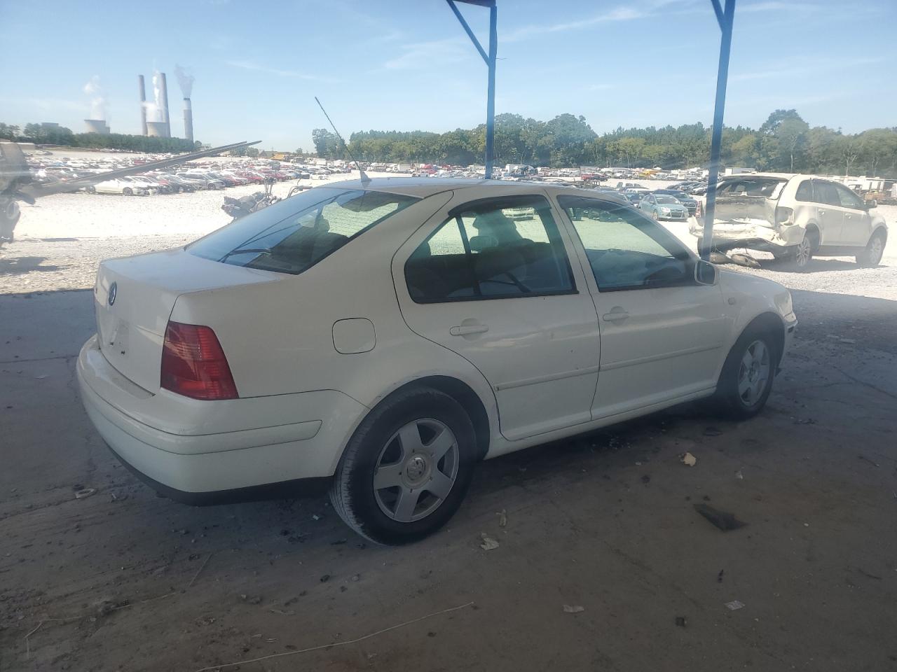 1999 Volkswagen Jetta Gls White vin: 3VWSA29M0XM103558
