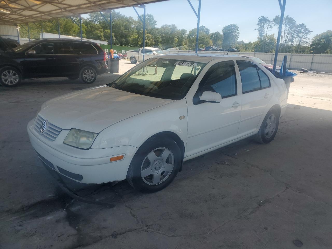 1999 Volkswagen Jetta Gls White vin: 3VWSA29M0XM103558