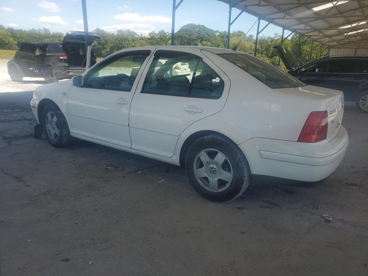1999 Volkswagen Jetta Gls White vin: 3VWSA29M0XM103558