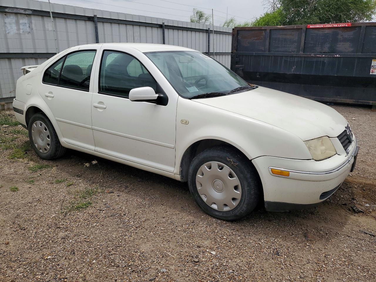 1999 Volkswagen Jetta Gls White vin: 3VWSA29M5XM018828