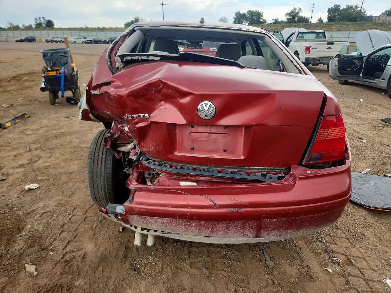 2000 Volkswagen Jetta Gls Красный vin: 3VWSA29M5YM012707