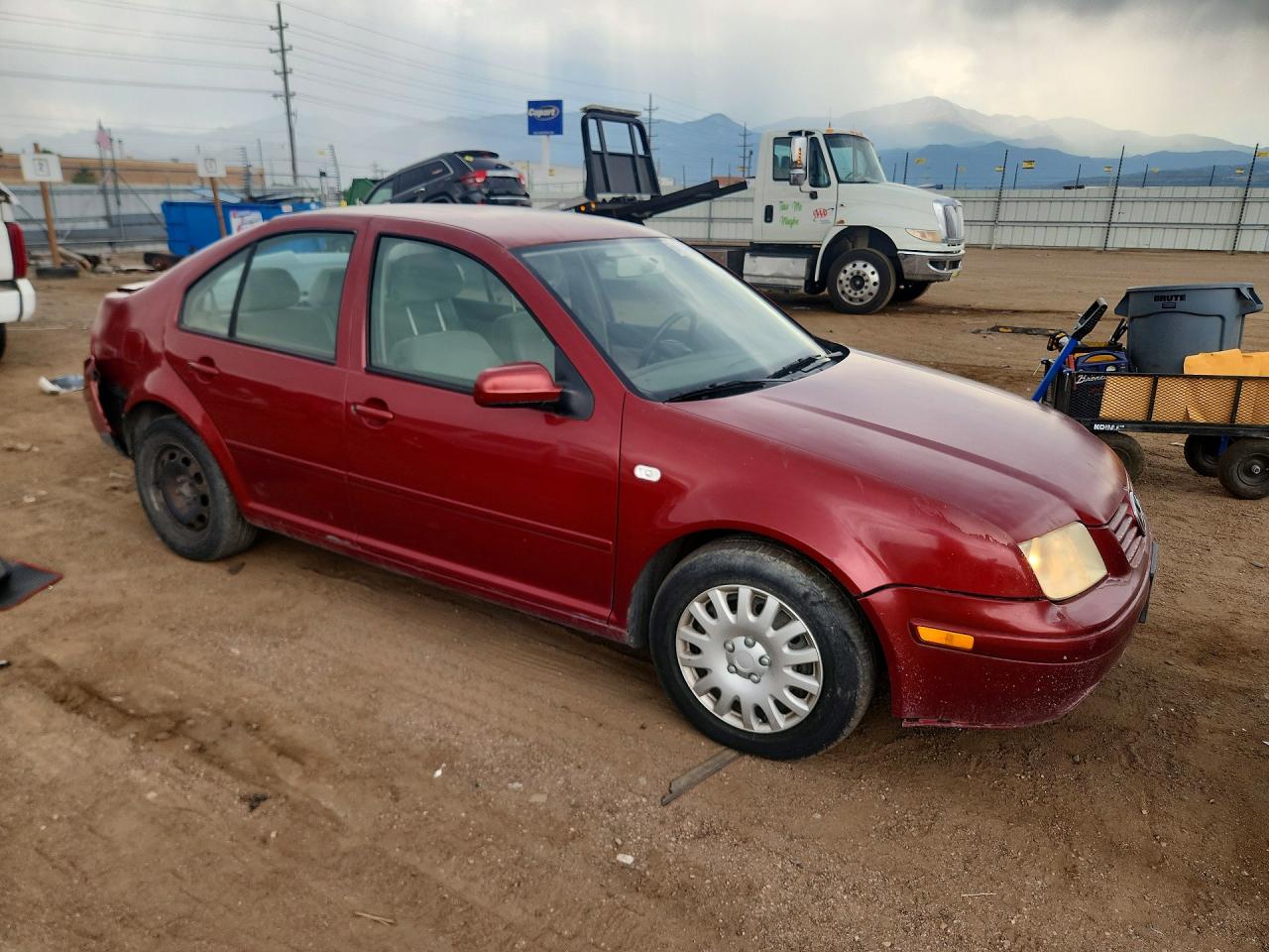 2000 Volkswagen Jetta Gls Красный vin: 3VWSA29M5YM012707