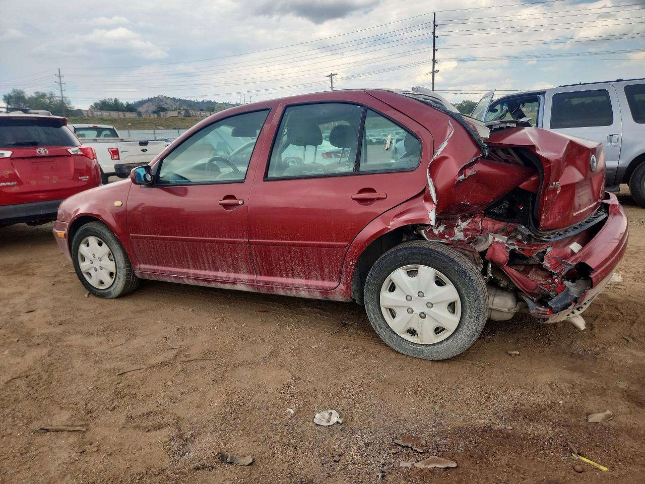 2000 Volkswagen Jetta Gls Красный vin: 3VWSA29M5YM012707