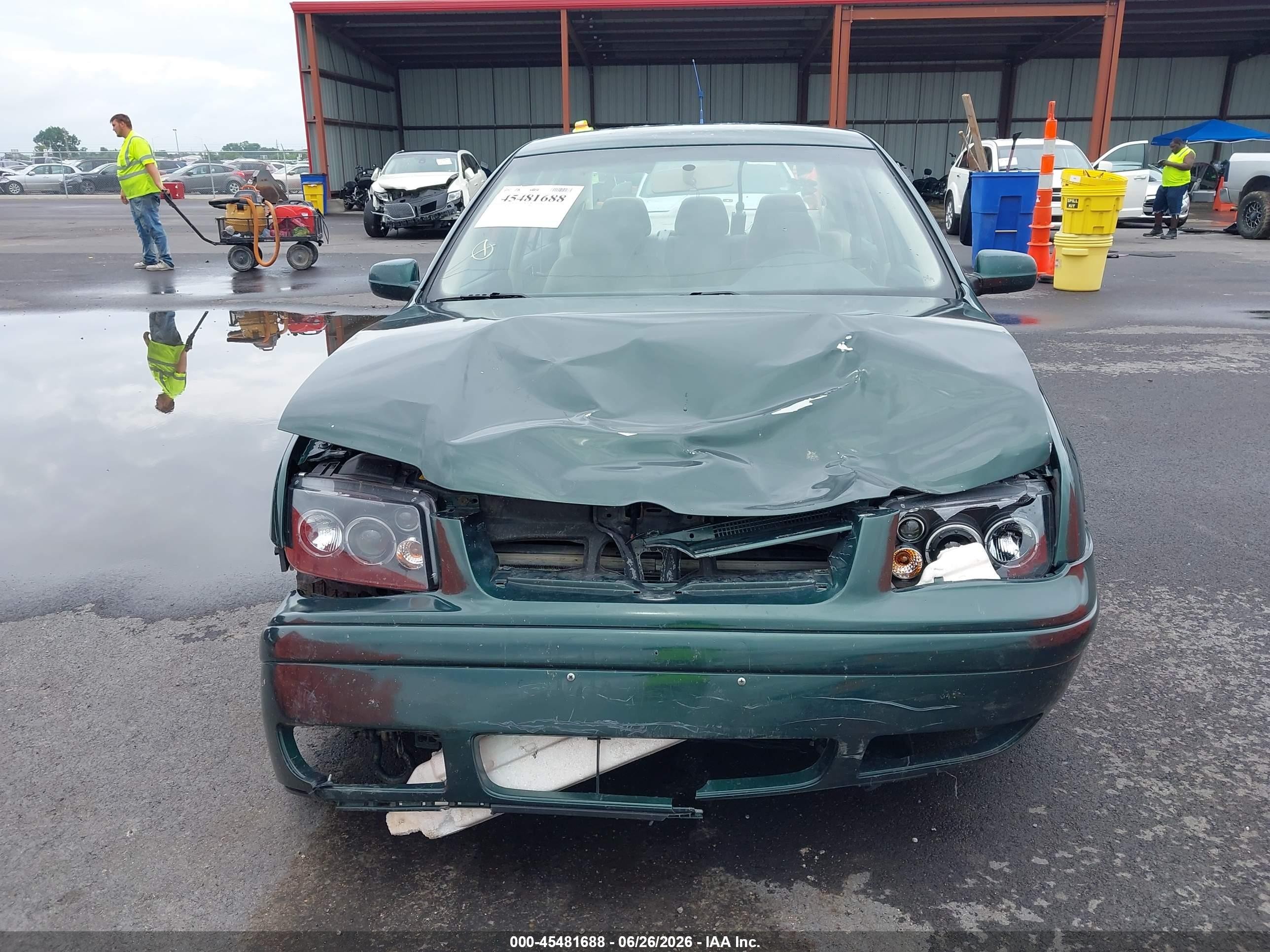2000 Volkswagen Jetta Gls Зеленый vin: 3VWSA29M6YM088386