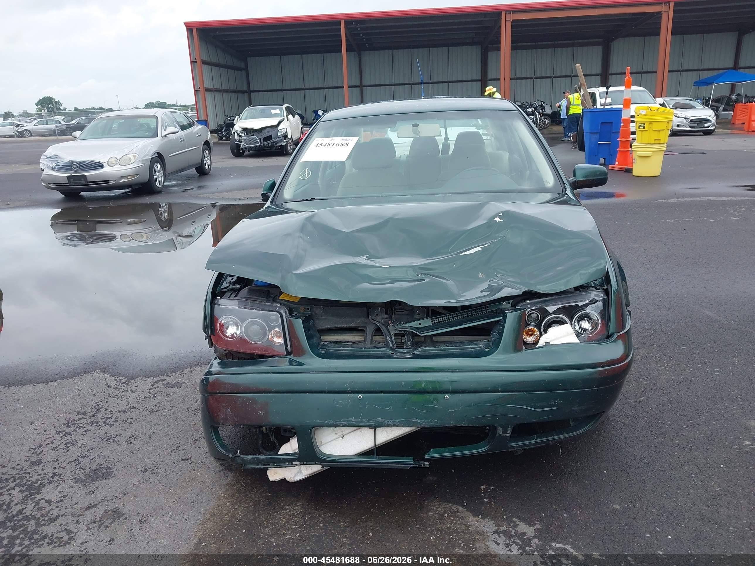 2000 Volkswagen Jetta Gls Зеленый vin: 3VWSA29M6YM088386