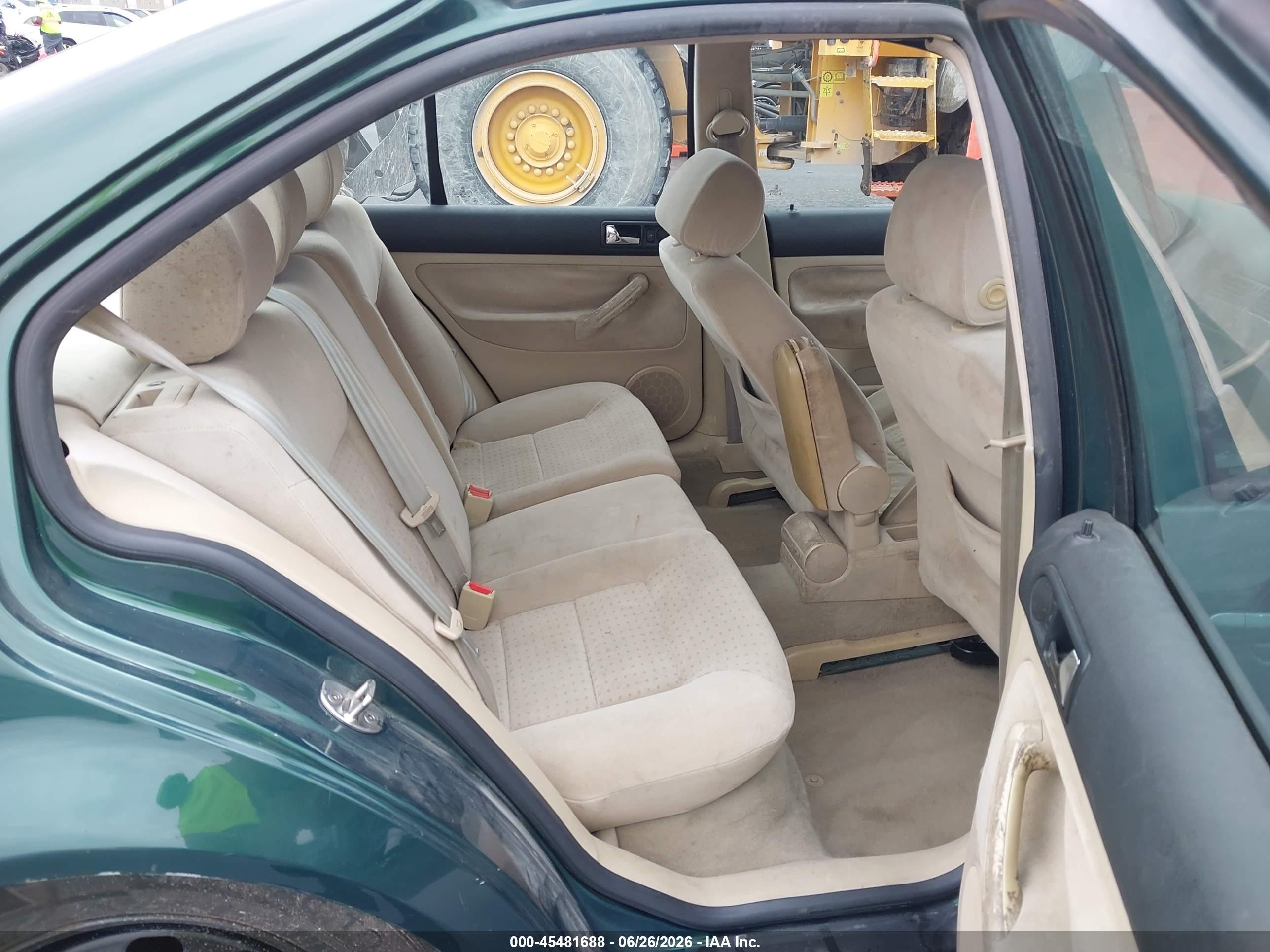 2000 Volkswagen Jetta Gls Зеленый vin: 3VWSA29M6YM088386